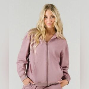 ZYIA Mauve Mist Retreat full-zip hoodie NWT!